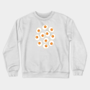 Eggs | Cute | White Crewneck Sweatshirt